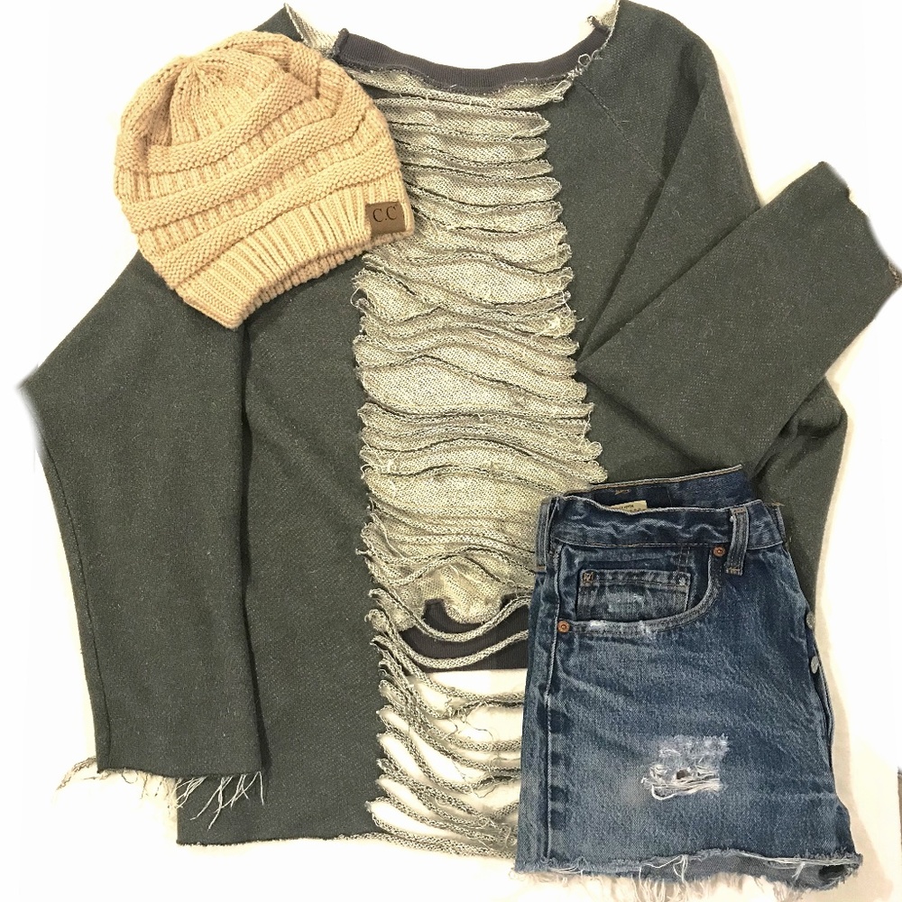 Open Backed Sweater